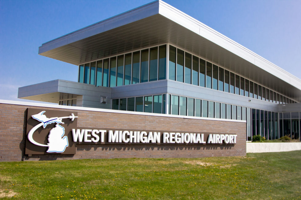 West Michigan Regional Airport Sign